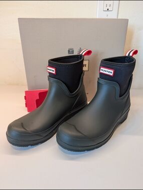 Hunter Women's Play Neoprene Short Boot Arctic Moss